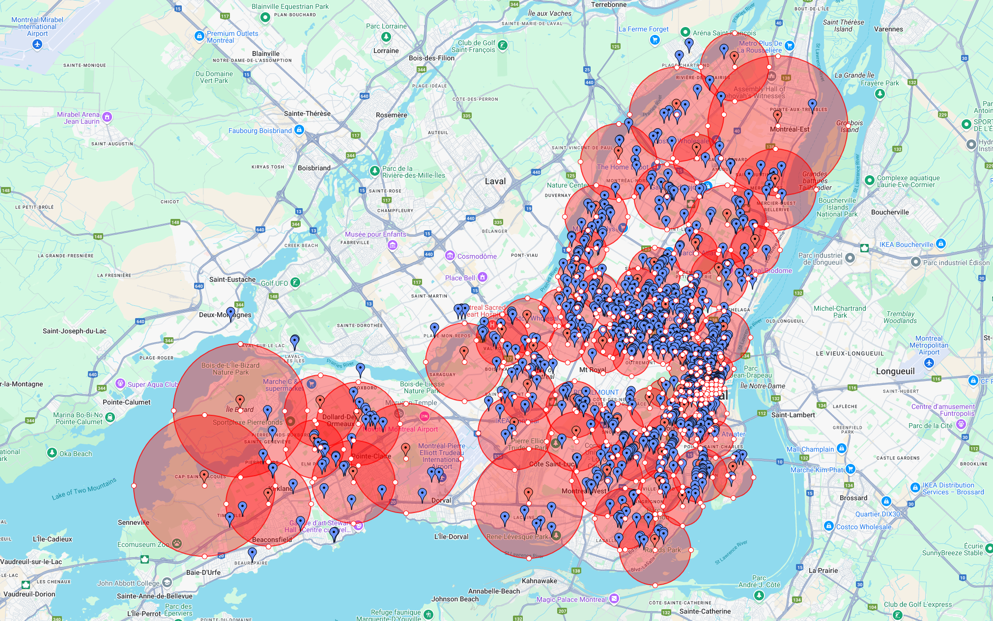 Map Grid Visualization